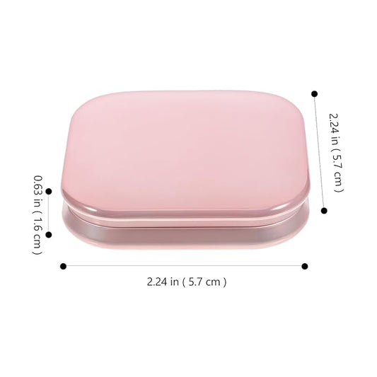 Makeup Pallette 2pcs Magnetic Eyeshadow Makeup Empty Eyeshadow Containers Box Refillable Eye Shadow with Mirror for DIY Cosmetic Foundation Blush Rose Gold Makeup Eyeshadow