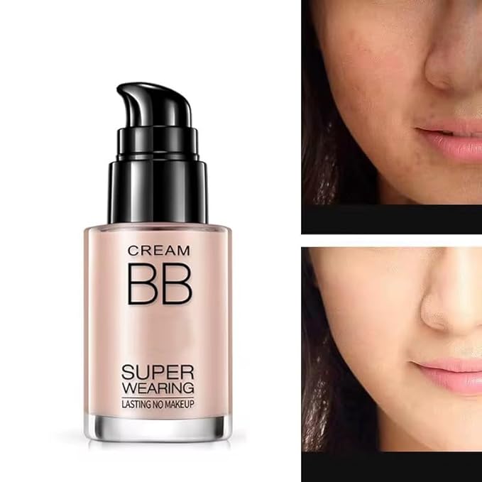 Super Wearing BB Cream, Long-Lasting Foundation, Natural Coverage, 30ml