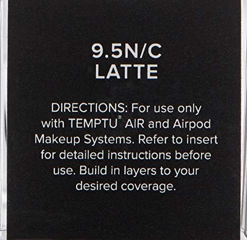 TEMPTU Perfect Canvas Airbrush Foundation Airpod: Anti-Aging Long-Wear Makeup, Buildable Coverage Semi-Matte, Natural Finish
