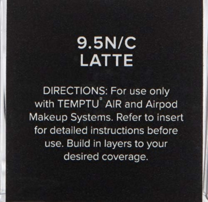 TEMPTU Perfect Canvas Airbrush Foundation Airpod: Anti-Aging Long-Wear Makeup, Buildable Coverage Semi-Matte, Natural Finish