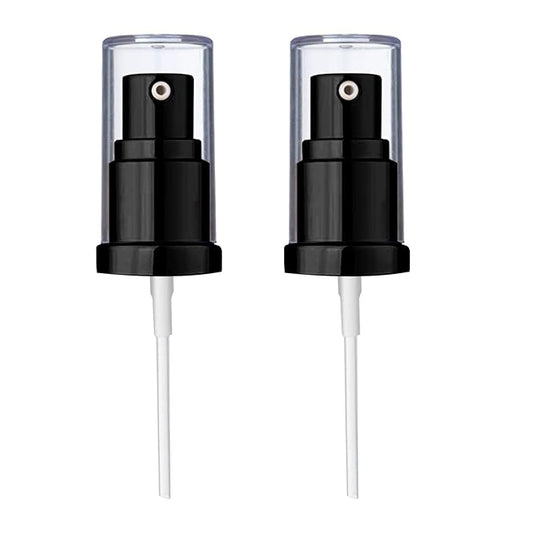 Chris.W 2Pack Foundation Pump Compatible with Maybelline Fit Me Liquid Foundation Makeup (Black+Black)