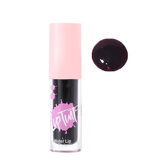 6 Colors Water Lip Tint Stain, 2 In 1 Lip & Cheek Tint Moisturizing Mini Liquid Lipstick, Matte Velvet Water Tint Lip Gloss, Blusher Water Tint Makeup, Long-lasting Waterproof Non-Sticky Lip Glaze (#06)