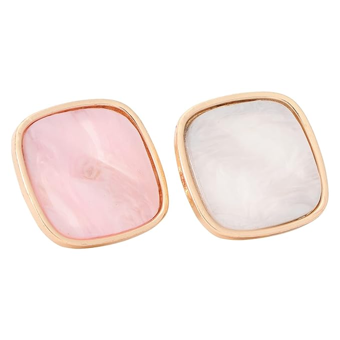 Beaupretty 2PCS Nail Palette Ring Nail Makeup Polish Ring Resin Marble Nail-Art Palette with Adjustable Finger-Ring