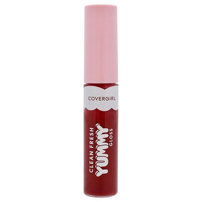 COVERGIRL Clean Fresh Yummy Gloss Daylight Collection, Hydrating, Glossy Shine, Vegan Formula, Sunrise Blush 10, 0.33oz