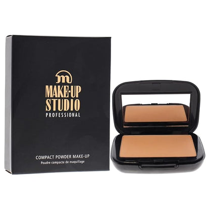 Make-Up Studio Professional Make-Up Compact Powder Foundation 3-In-1 - Compact Fixing Powder - Handy To Travel With - Long Lasting Foundation - Sunrise - 0.35 Oz