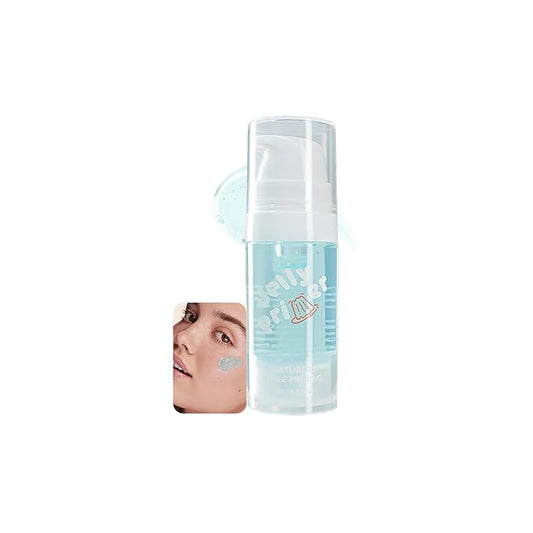 Hydrating Jelly Primer - Smoothing & Deep Moisturizing Base Primer for Dry & Cracked Skin, Long-Lasting Face Primer for Women, 0.33Oz(#02)
