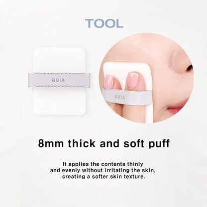 BBIA Last Skin Foundation (#00 IVORY BEIGE) + Last Sebum Pact BUNDLE SET/Medium Coverage & Semi-Matte Finish Liquid Foundation and Sebum Control Makeup Pressed Powder Pact