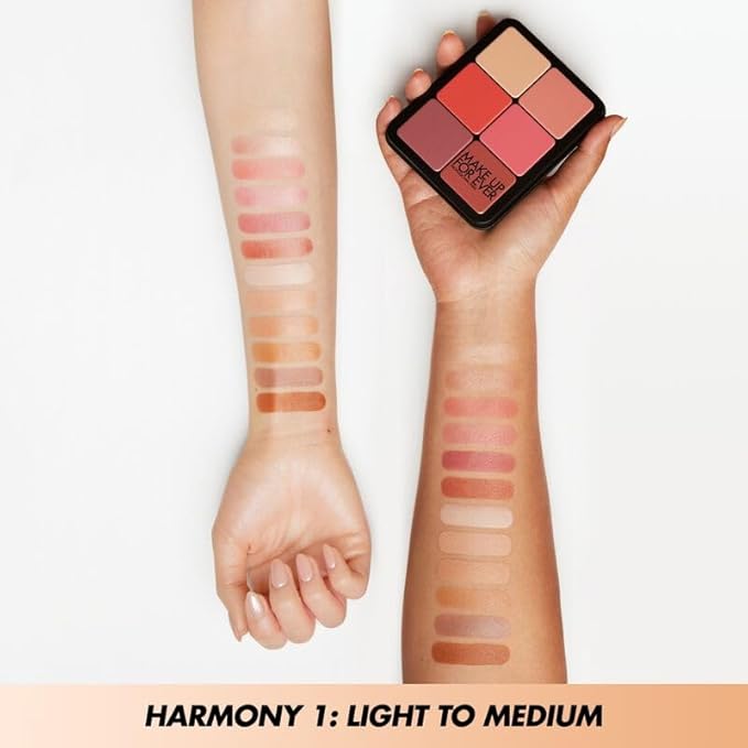 HD Skin Face Essentials Palette with Highlighters - Light to Medium - Harmony 1 by Make Up For Ever for Women for Face and Cheek