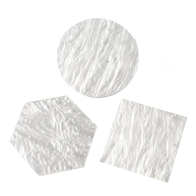 Leadigol 3 PCS Shell Nail Art Palette, Nail Art Painting Mixed Color Gel Palette Makeup Palette Tray Nail Art Nail Tips Jewelry Display Palette Board