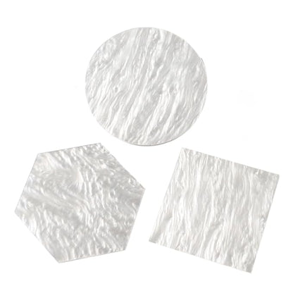 Leadigol 3 PCS Shell Nail Art Palette, Nail Art Painting Mixed Color Gel Palette Makeup Palette Tray Nail Art Nail Tips Jewelry Display Palette Board
