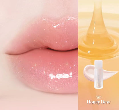MILKTOUCH Dew Stain Sheer Lip Gloss (01 Honey Dew, 0.14 Fl Oz (Pack of 1))