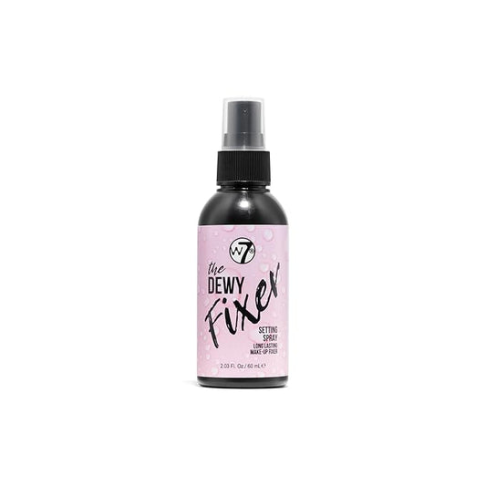 W7 The Fixer Makeup Setting Spray - Dewy Finish - Long-Lasting, Ultra-Fine Formula - Cruelty Free and Vegan