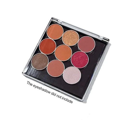 Square Shape Makeup Cosmetic Eyeshadow Empty Magnetic Palette Case Box for Blusher Bronzer