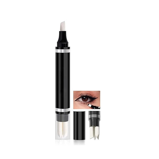 Eye Makeup Remover Pen, Eye Corrector Pen Remover Stick Wash Free Quick Correction Lipstick Eyeliner Smudged Easy-to Use & Travel-Friendly Cleansing Pencil With 3-in-1 Replacement Heads