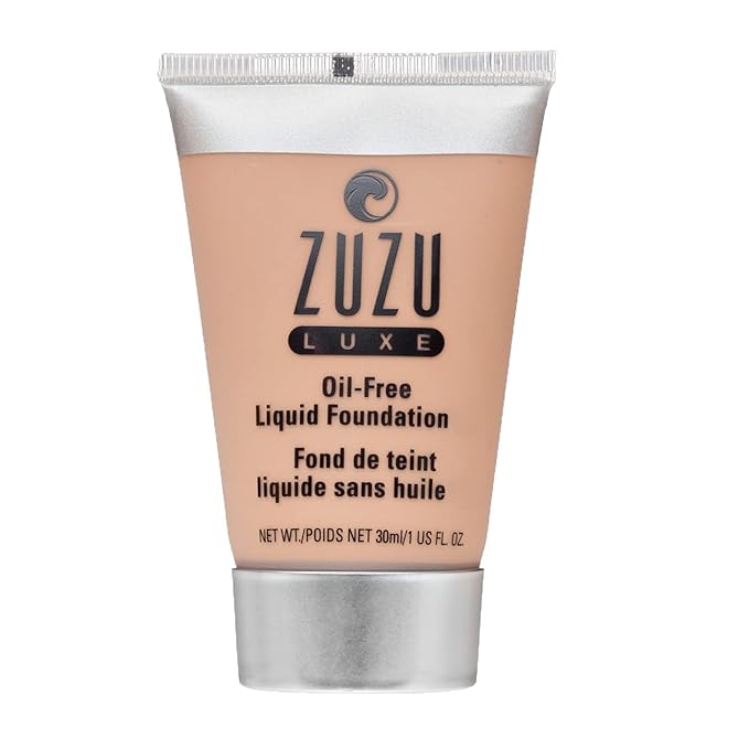 Zuzu Luxe,Oil Free Liquid Foundation (L -14),1 fl oz,Infused with vitamins A,E, aloe to keep skin supple and resilient.Natural, Paraben Free, Vegan, Gluten-free, Cruelty-free, Non GMO.