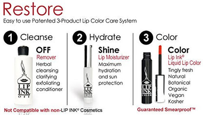 Lip Ink Arcturian Pink Liquid Lipstick 100% Smearproof Long-Lasting Waterproof Vegan Wax-Free Organic Kosher Natural Botanical 247 Confidence cosmetics USA Self Manufactured Factory Direct Since 1995