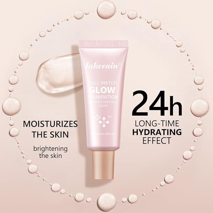 Natural Glow Illuminator Glotion - Glowing, Moisturizing, Lightweight Base, Multi-Purpose - Hydrating & Illuminating Makeup Highlighter for Radiant, Sun-Kissed Look (#2 Light, 1.35 Fl Oz (Pack of 1))