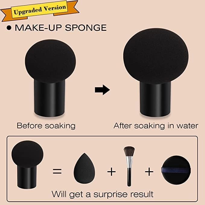 Beauty Glazed Mushroom Head Air Cushion CC Cream Foundation Cover Concealer Makeup Moisturizing Brightening Pigment Liquid Foundation, Even Skin Tone Makeup Base BB # 03 Nude