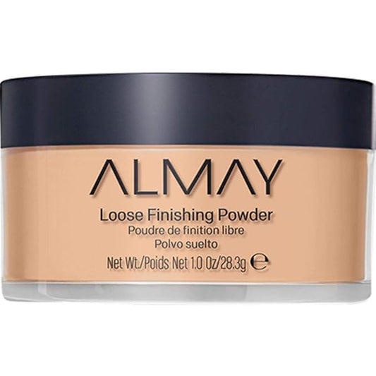 Almay Loose Finishing Powder, Natural Finish Mattifying Makeup Setting Powder, Hypoallergenic, Cruelty Free, -Fragrance Free, Dermatologist Tested, 300 Medium, 1 oz