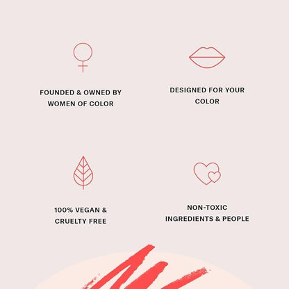 The Lip Bar Vegan Non-Sticky Lip Gloss, with Hydrating Shea Butter for a Lightweight, High Shine Finish, Minimalist - Clear