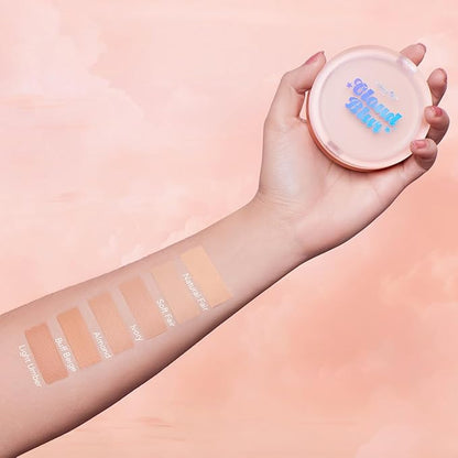 Beauty Bundle Beauty Creations Pink Cloud Pink Loose Setting Powder & Amorus Cloud Blur Matte Balm Foundation, Minimizes Pores, Matte Finish 14HR Shine Control (Ivory)