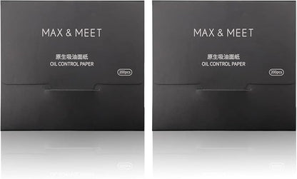 WishLotus Replacement for Face Oil Blotting Sheets, 400Pc Linen Oil Blotting Paper for Oily Skin, Oil Absorbing Sheets for Men and Women (400)