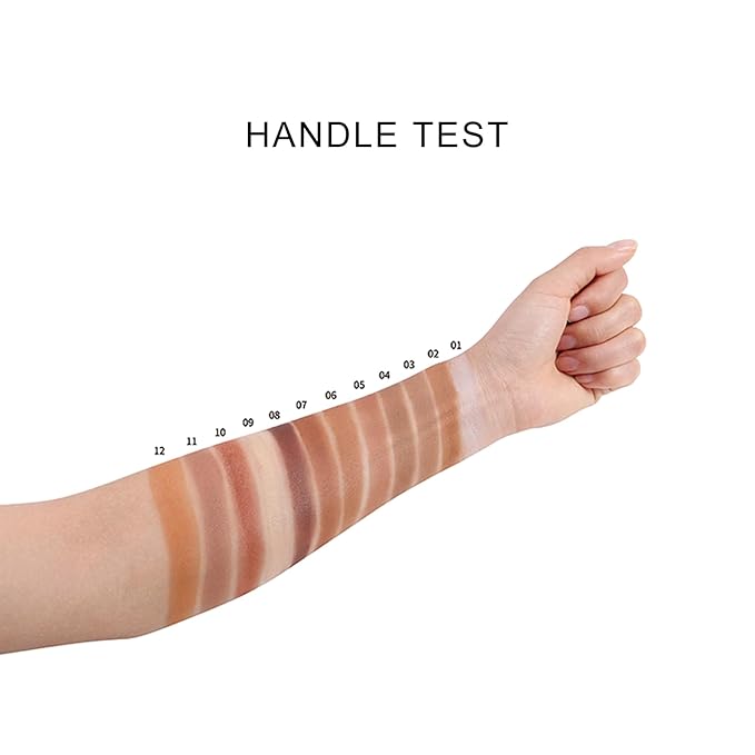 Flawless Pressed Powder, Setting Powder Makeup, Longwear Face Powder Foundation, Smooth Complexion, Portable Compact Long-Lasting Matte Finish 02