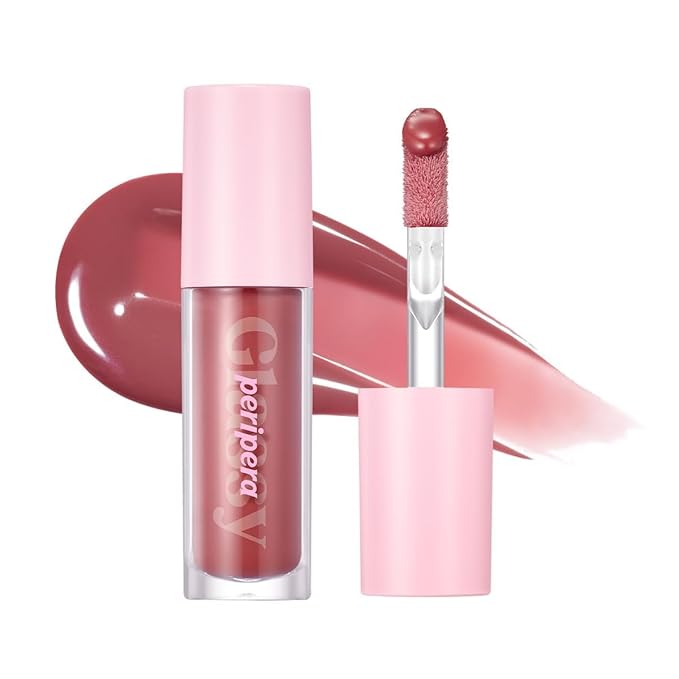 Peripera Ink Glasting Lip Gloss, Non-Sticky, Gloss Shine, 4XL Wand for Easy Application, Korean Lip Gloss, Fuller Looking Lips, Buttery Soft, Long Lasting Lip (003 CHILLING ROSY)