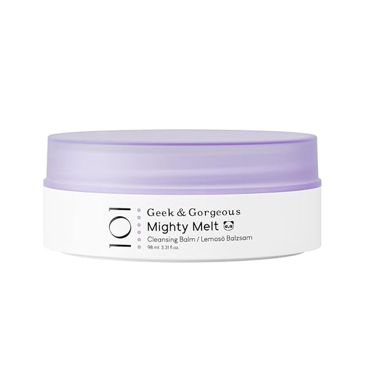 Geek & Gorgeous Mighty Melt cleansing balm - removes waterproof makeup & sunscreen, gentle for all skin types, 100ml