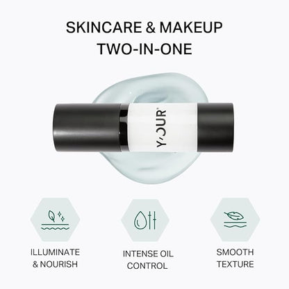 Y'OUR Makeup Setting Duo | Oil Control & Pore-minimizing | Airbrushed & Flawless Finish | Lightweight & Long-Lasting Makeup Base