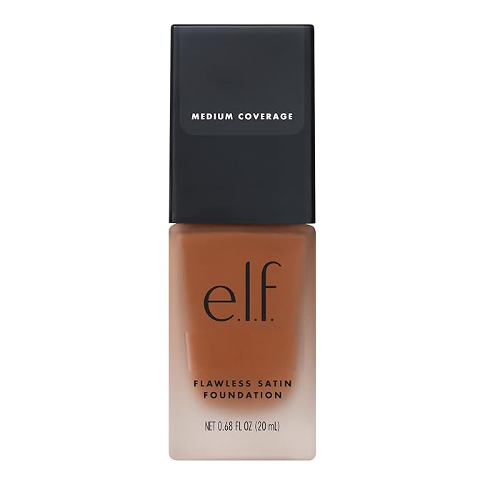 e.l.f. Flawless Finish Foundation, Lightweight & Medium Coverage, Semi-Matte Finish, Coco, 0.68 Fl Oz (20mL) (Pack of 2)