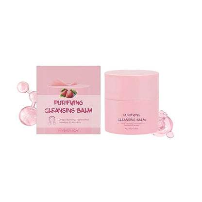 Strawberry Cleansing Makeup Remover, Gentle Makeup Removal, Removes Stubborn Makeup, Easy To Clean Without Greasy, Comfortable And Not Tight Skin. Refreshing Texture Is Easy To Clean.