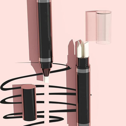 Eye Makeup Remover Pen, Makeup Remover Eraser Stick Corrector Stick Lipstick Eyeliner Eraser for Instant Touch Up Correction, Mascara Smudges Correction,Travel-Friendly Makeup Removing Pen With 3 Replacement Heads