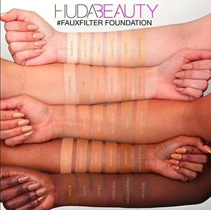Huda Beauty Faux Filter Foundation in Latte 300N #FauxFilter