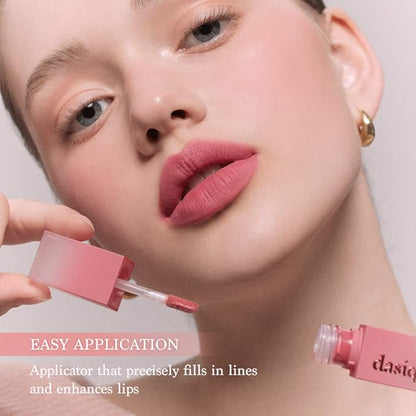 dasique Cream De Rose Tint #07 Crimmson I Vegan, Cruelty-free I A Creamy Matte Finish, Infused with Rose Water