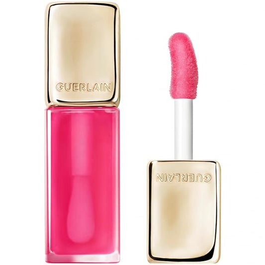 Guerlain Kiss Kiss Bee Glow Oil - 458 Rose Glow for Women - 0.3 oz Lip Oil