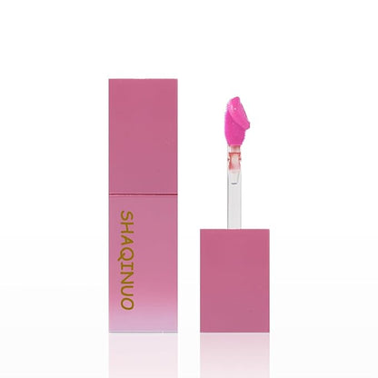 Charm Kiss Dewy Water Glow Lip Tint，Moisturizing Mirror Lip Glaze，Korean Tinted Water light Lip Gloss，High pigmented Long Lasting Waterproof Lipstick Mirror Water Gloss Lip Glaze(10#)