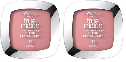 L’Oréal Paris True Match Super-Blendable Powder Blush, Tender Rose, 0.21 Oz (Packaging May Vary) (Pack of 2)
