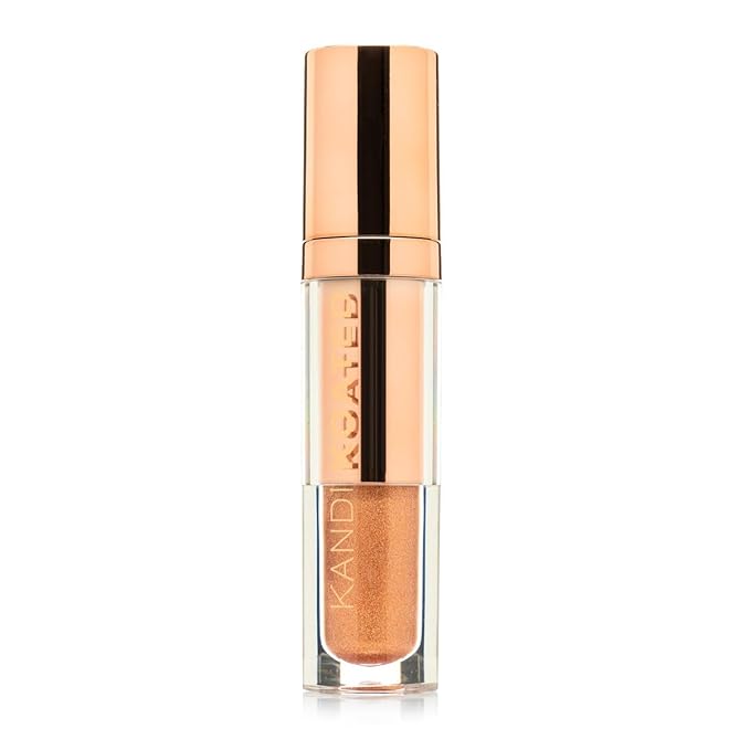 Kandi Koated Glaze Illuminating Lip Shine [Cuddle] Lip Gloss | Hydrating Lip Glaze with Paraben-Free, Cruelty-Free Formula, Sheer Color | Beauty & Makeup