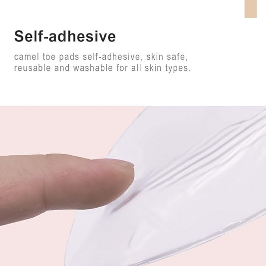 Drop-Shaped Camel Toe Concealer | Invisible, Seam-Free Protector | Reusable PU Film & Silicone for Women’s Swimwear, Leggings & Activewear (3-Pack)