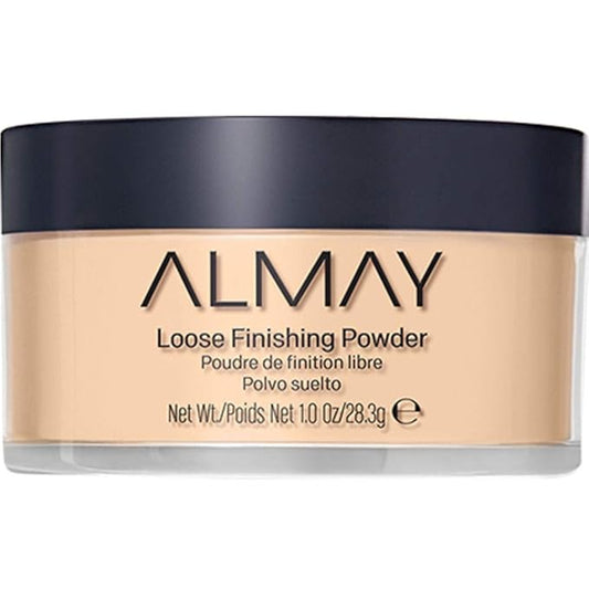 Almay Setting Powder, Face Makeup, Matte Loose Powder, Hypoallergenic, Cruelty Free, 200 Light Medium, 1 Oz
