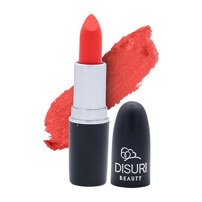 Matte Bullet Long Wear Lipstick - Vegan and Cruelty-Free - Smudge and Waterproof Matte Lipstick with Moisturizing Formula - All Day Comfort - (Power Play #01)