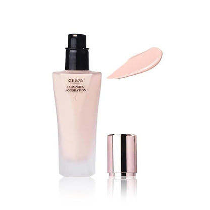 LAMUSELAND Liquid Foundation Makeup, Matte Full Coverage Hydrating Foundation Concealer, Color Correcting Moisturizing Face Makeup for All Skin (Rose Blush, Large)