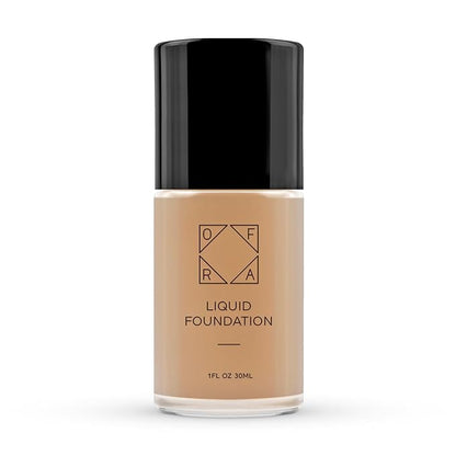 OFRA Liquid Foundation with Spatula - Long-Lasting, Dewy, Lightweight, and Buildable Full Coverage Foundation Makeup - 1oz/30ml - Auburn, a Medium Shade with Warm Undertones