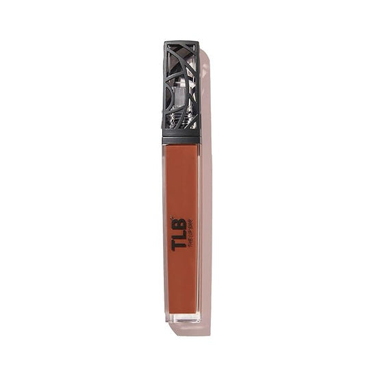The Lip Bar Vegan Non-Sticky Lip Gloss, with Hydrating Shea Butter for a Lightweight, High Shine Finish, Headliner - Warm Terracotta Brown