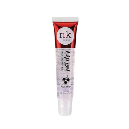 Nicka K New York 5 PACK NK Lip Gel with Vitamin E Bubble Gum, Argan, Strawberry, Cherry and Rosehip Lip Gloss
