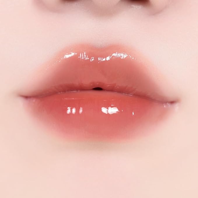 Lip Potion Sugar Glaze Tint | K-Beauty High-Shine & Long-Lasting Lip Tint | Hydrating, Non-Sticky Glossy Finish | 7 Shades | 0.3 Oz (No.9 Coco Ball)