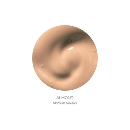 OFIR Skin Satin Medium Coverage Foundation | Lightweight Foundation Makeup with Vegan Formula | Blue Light Protection & Non-Creasing for Long-Lasting Wear | 1 FL OZ (Almond - Medium Neutral)