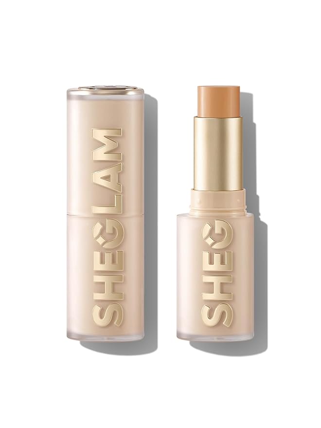 SHEGLAM Skin Magnet High Coverage Foundation Stick Longwear Medium Face Makeup for All Skin Types-Butterscotch