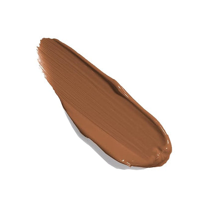 Mally Beauty Flawless Finish Transforming Effect Foundation - Deep - Full Coverage Cream Foundation - Breathable & Lightweight - Hydrating Formula with Vitamin E - Satin Finish